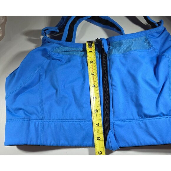 Constantly Varied Gear Blue Full Zip Adjustable Sports Bra Medium fitness - Picture 5 of 5